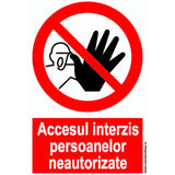 Accesul Interzis Persoanelor Neautorizate PrintCenter.ro Shop