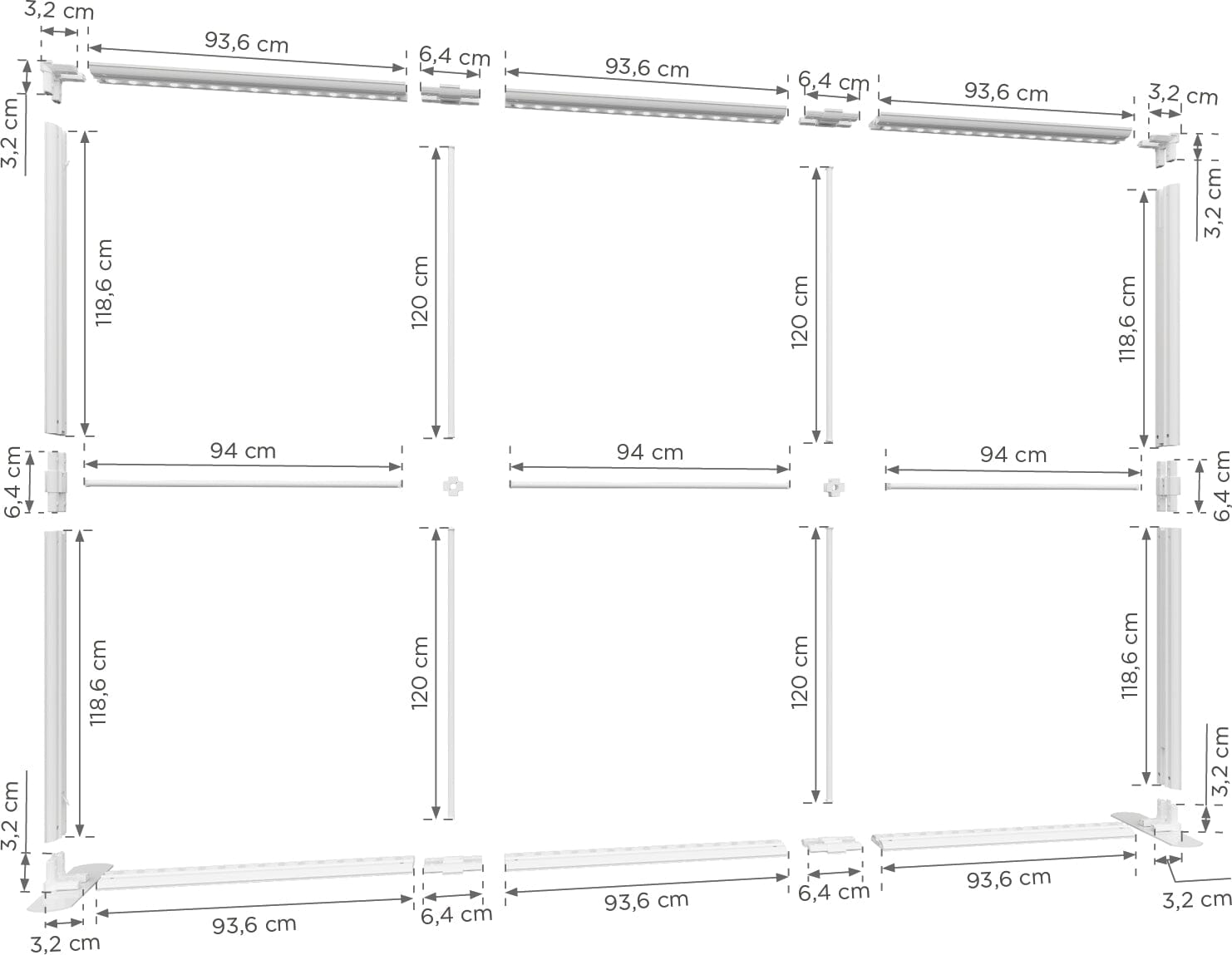 Caseta luminoasă LED 300x250 cm PrintCenter.ro Shop 