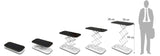 DESK Pliabil Automat Portabil Dreptunghiular – Iluminare LED PrintCenter.ro Shop 