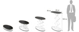 DESK Pliabil Automat Portabil Oval – Iluminare LED PrintCenter.ro Shop 