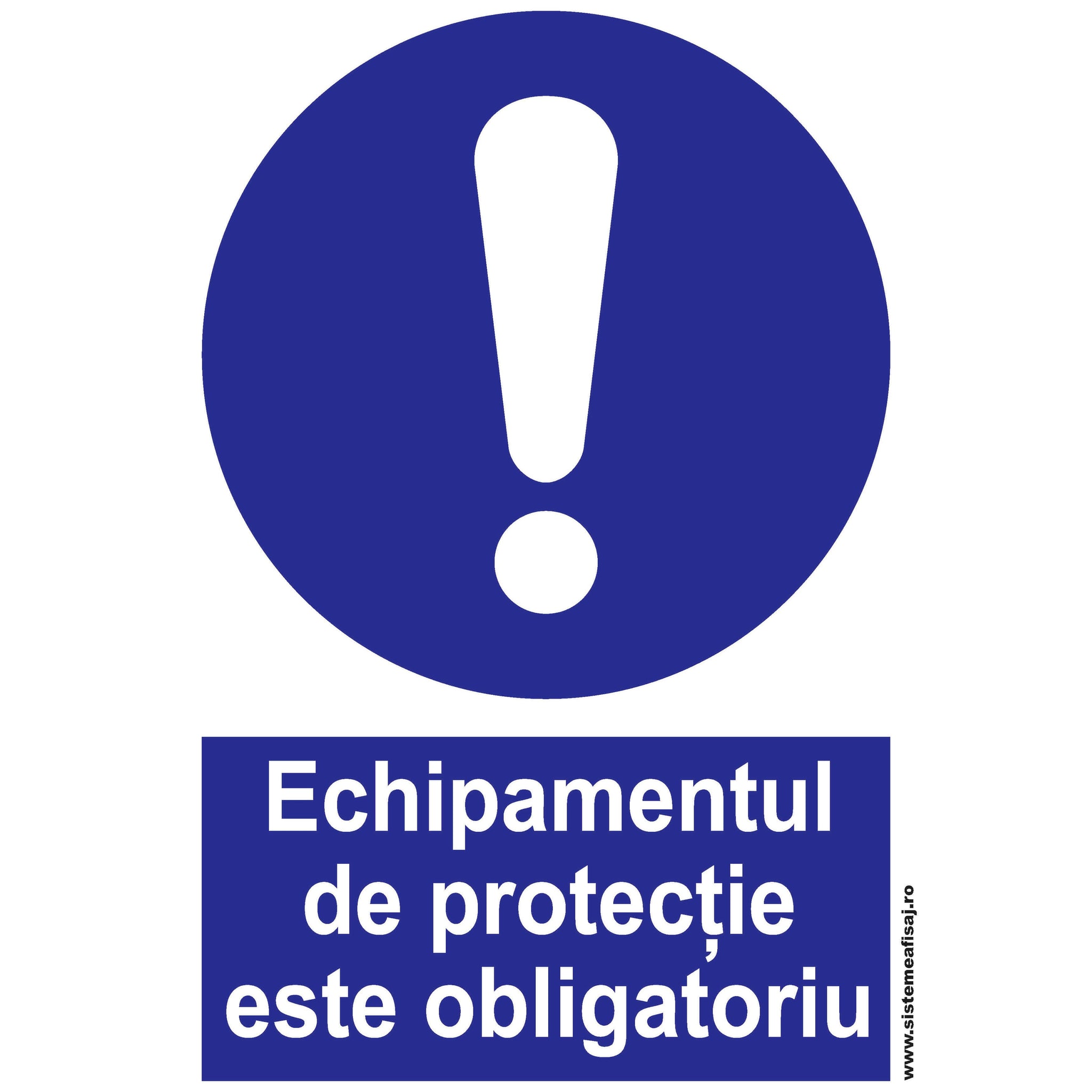 Echipamentul De Protectie Este Obligatoriu PrintCenter.ro Shop
