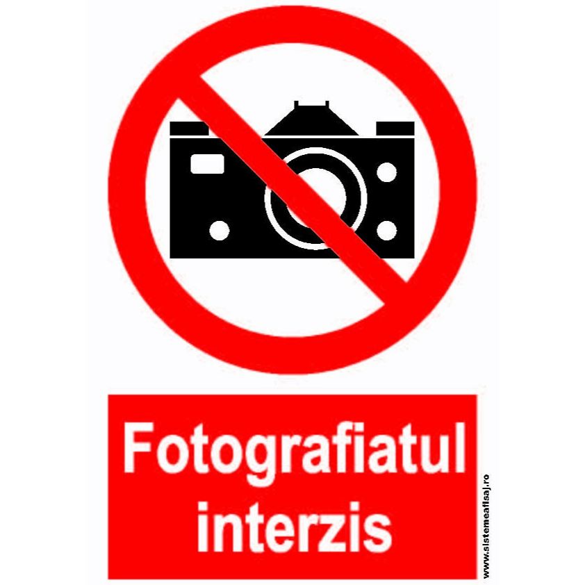 Fotografiatul Interzis PrintCenter.ro Shop