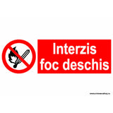 Interzis Foc Deschis PrintCenter.ro Shop
