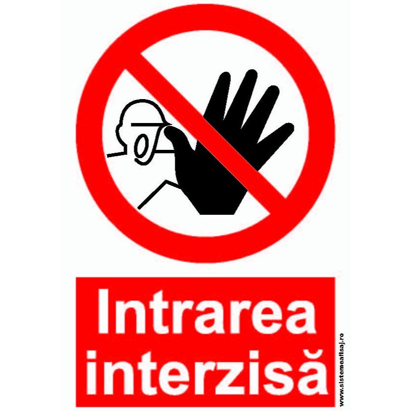 Intrare Interzisa PrintCenter.ro Shop