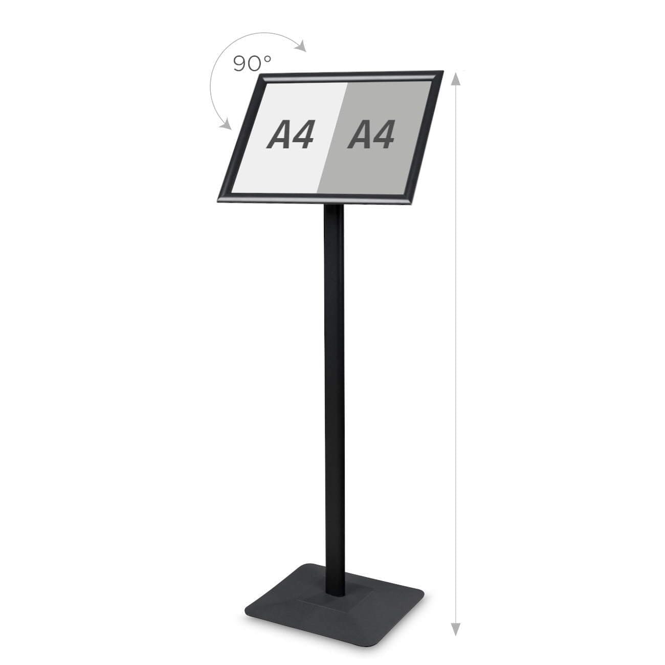 Menu / Info Stand Premium Black A3 PrintCenter.ro Shop 