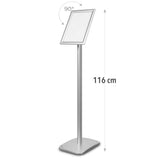 Menu / Info Stand Standard Silver A4 PrintCenter.ro Shop 