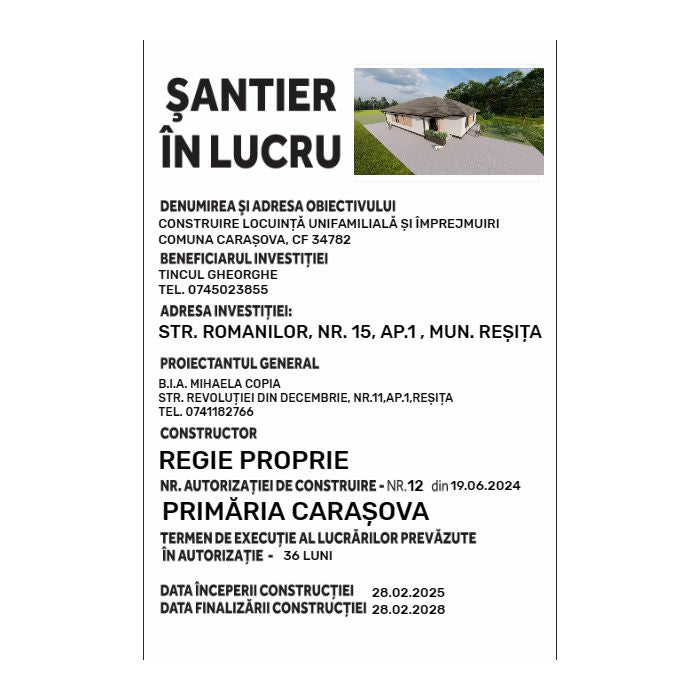 Panou şantier în lucru zakeke-design PrintCenter.ro Shop 