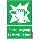 Pentru Urgente Spargeti Geamul PrintCenter.ro Shop
