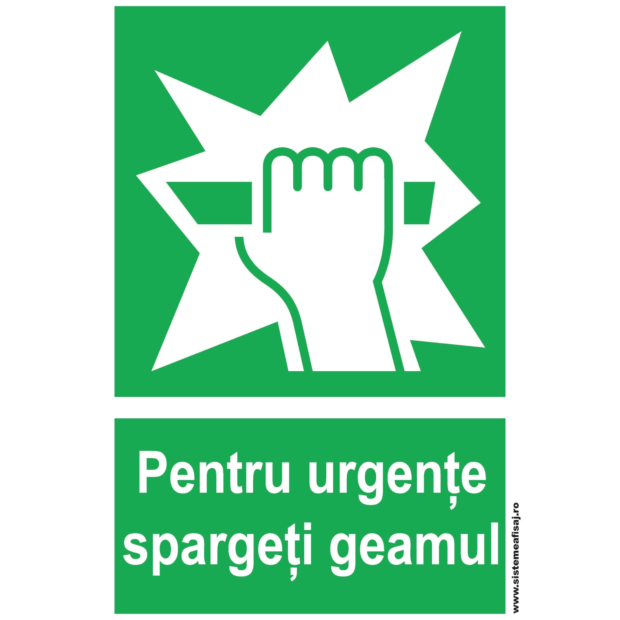 Pentru Urgente Spargeti Geamul PrintCenter.ro Shop