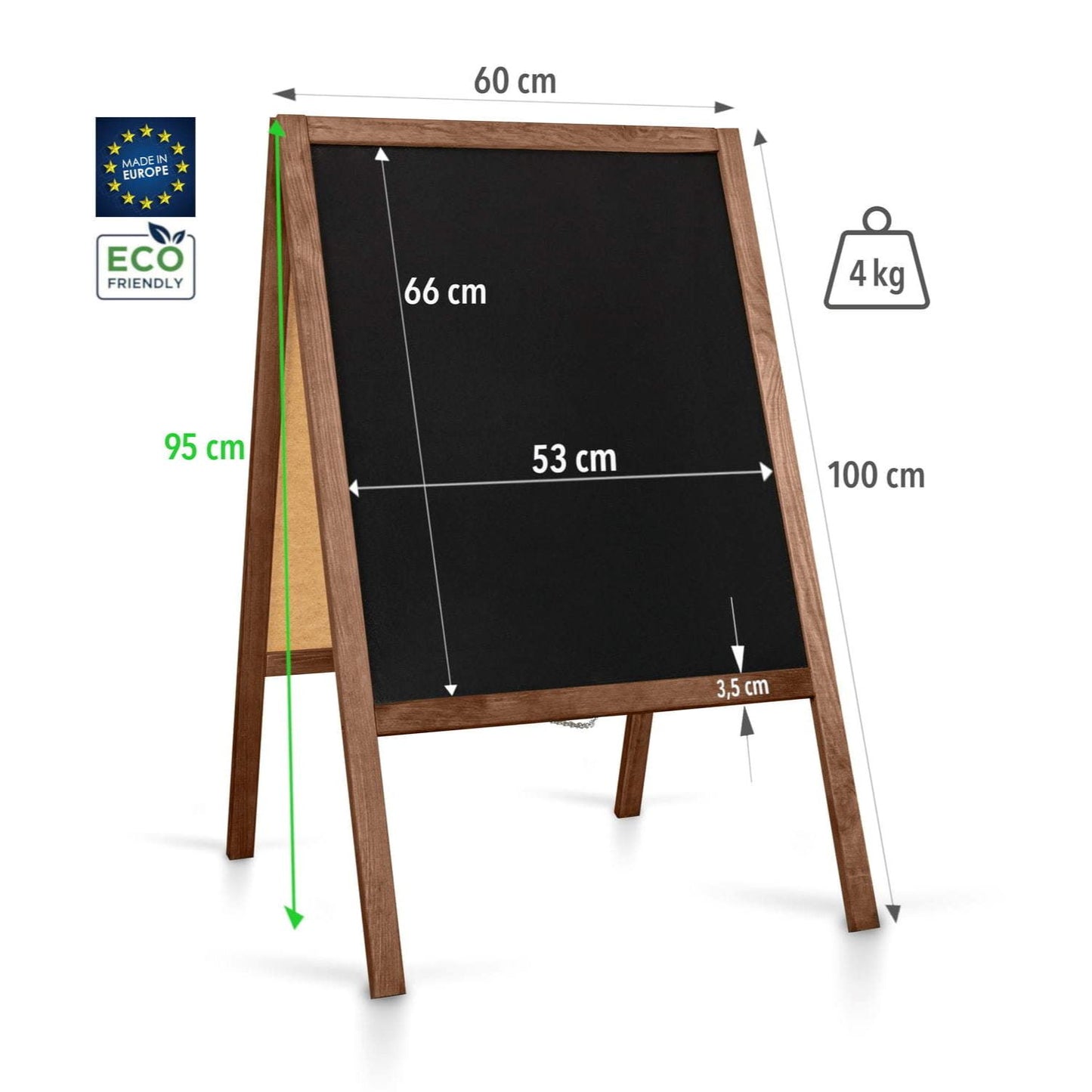 People Stopper Wood 60 x 100 cm PrintCenter.ro Shop 