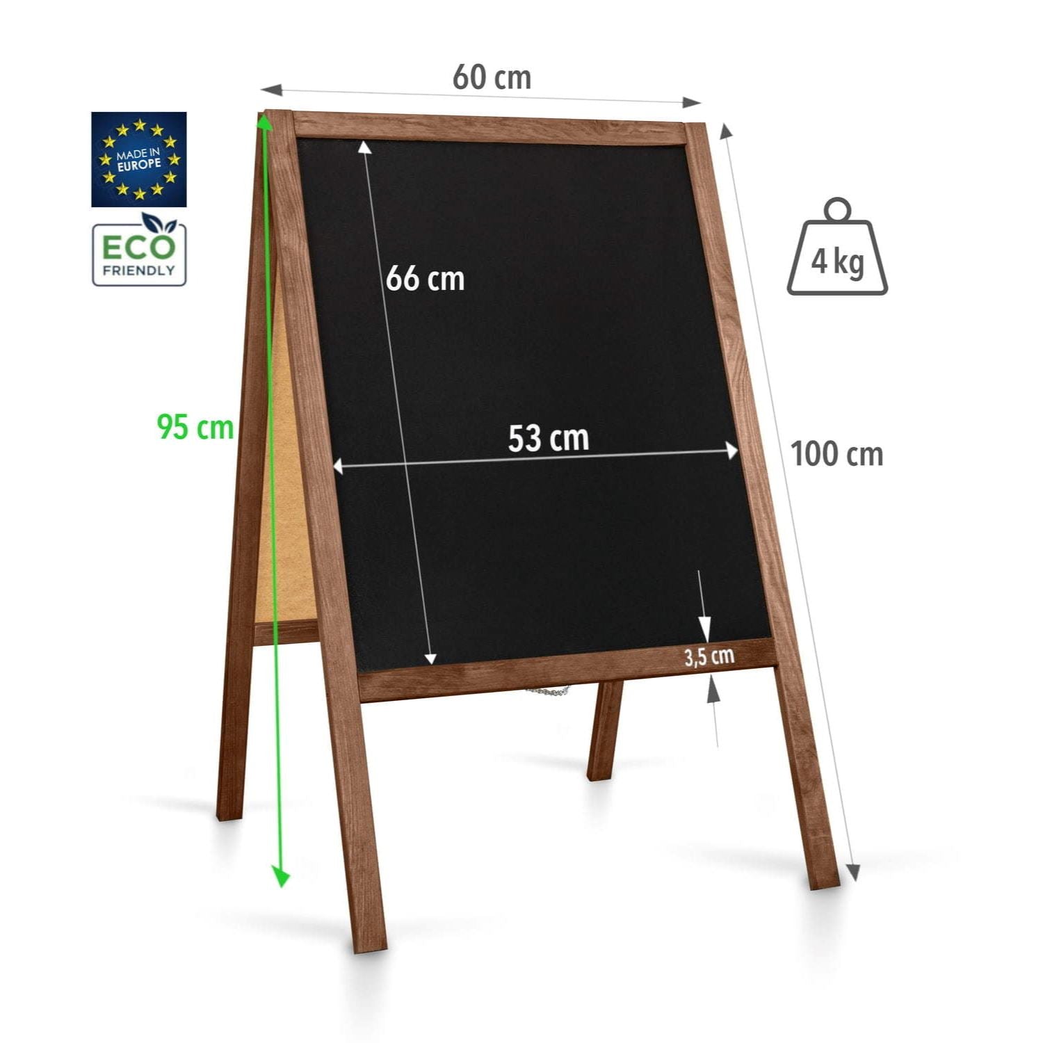 People Stopper Wood 60 x 100 cm PrintCenter.ro Shop 