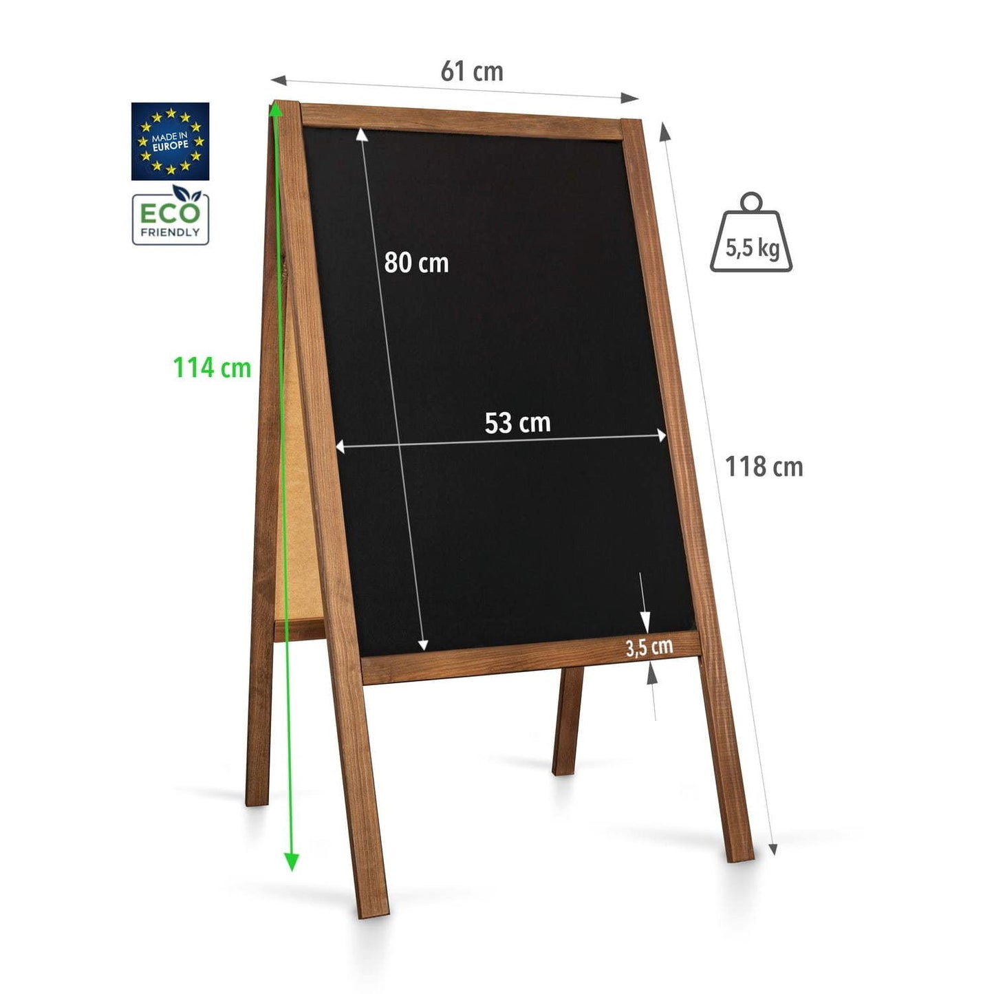 People Stopper Wood 61 x 118 cm PrintCenter.ro Shop 