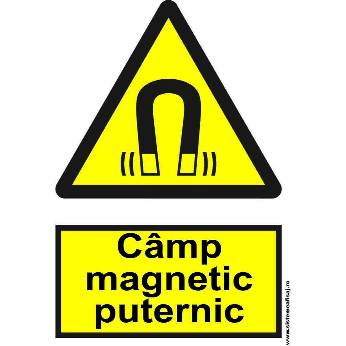 Semn Indicator Camp Magnetic Puternic PrintCenter.ro Shop 