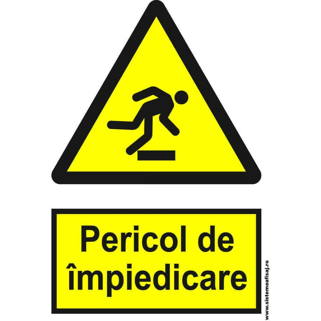 Semn Indicator Pericol De Impiedicare PrintCenter.ro Shop 