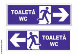 Semn Indicator Toaleta WC PrintCenter.ro Shop 
