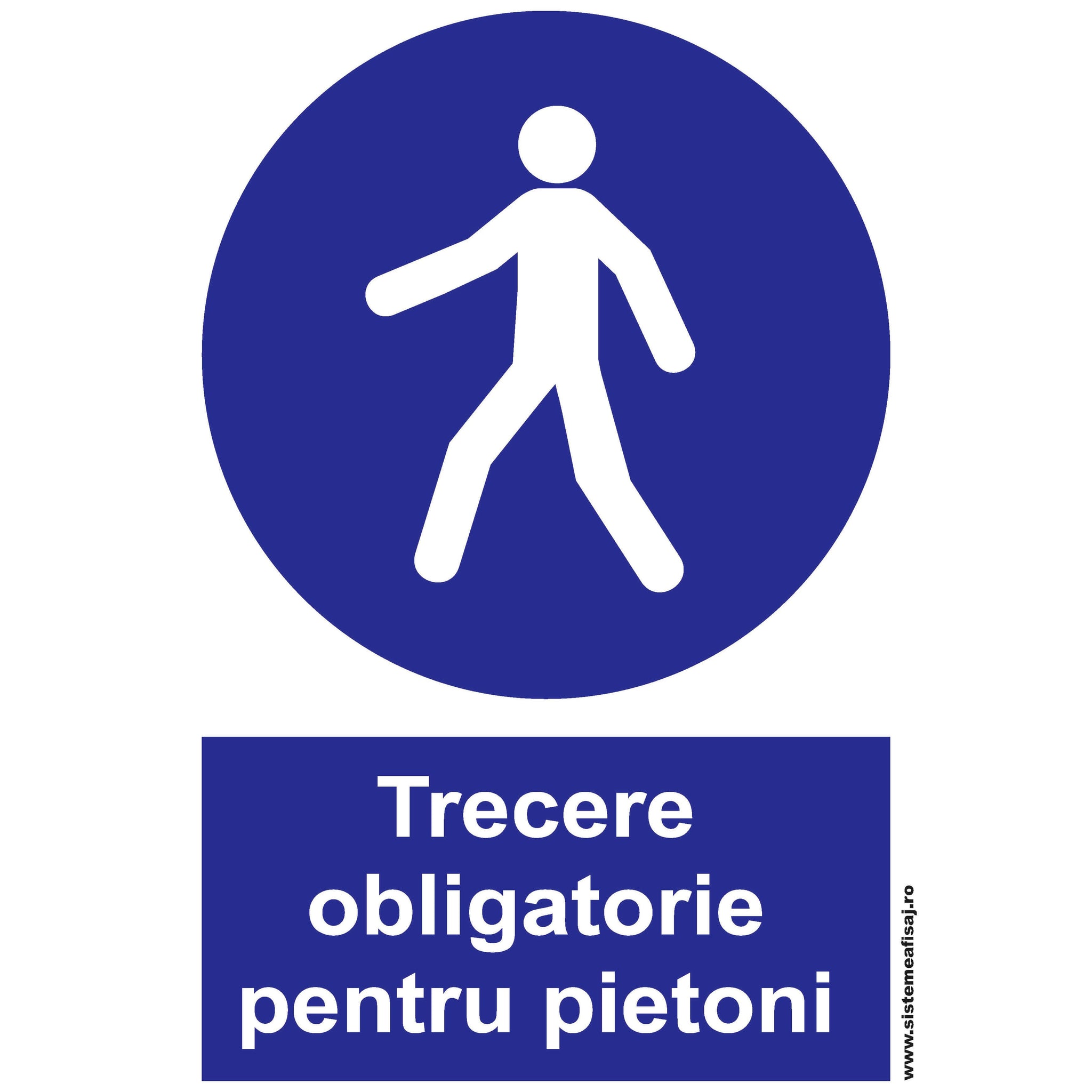 Trecere Obligatorie Pentru Pietoni PrintCenter.ro Shop