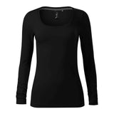 Tricou Long Sleeve Femei Personalizat Tshirt TextileDivision Negru S