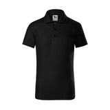 Tricou Polo Pique Copii Personalizat Tshirt TextileDivision Negru 110 cm/4 ani