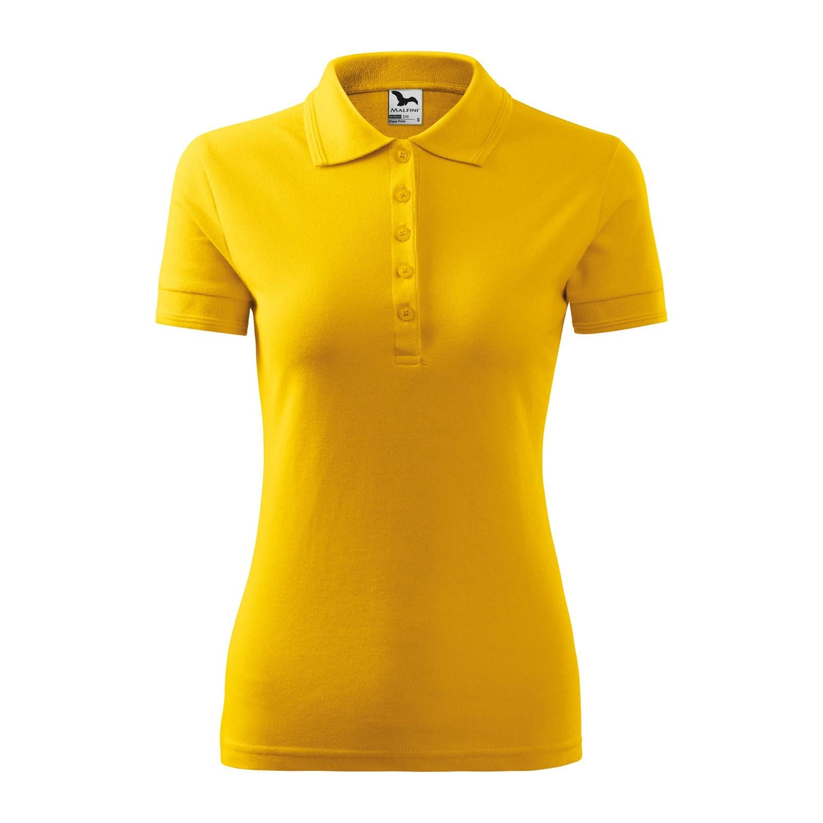 Tricou Polo Pique Femei Personalizat Tshirt TextileDivision Galben XS