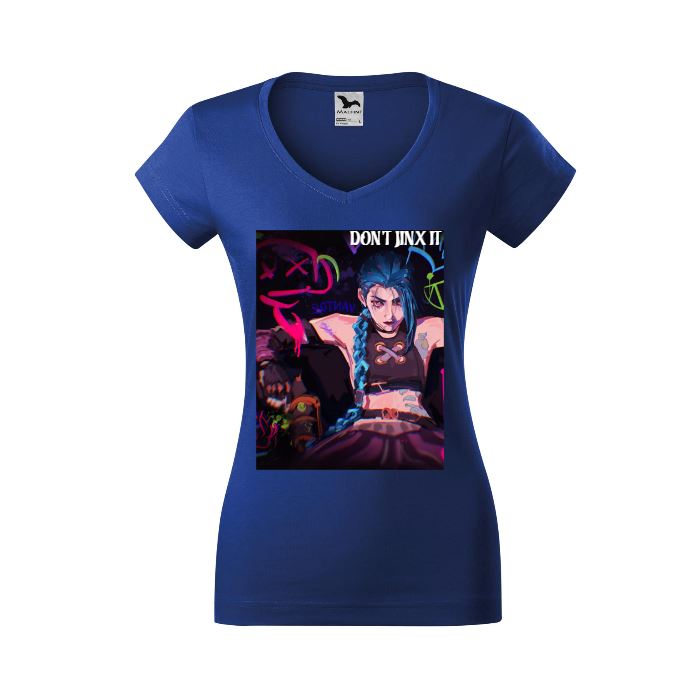 Tricou V-Neck Femei Personalizat zakeke-design TextileDivision 