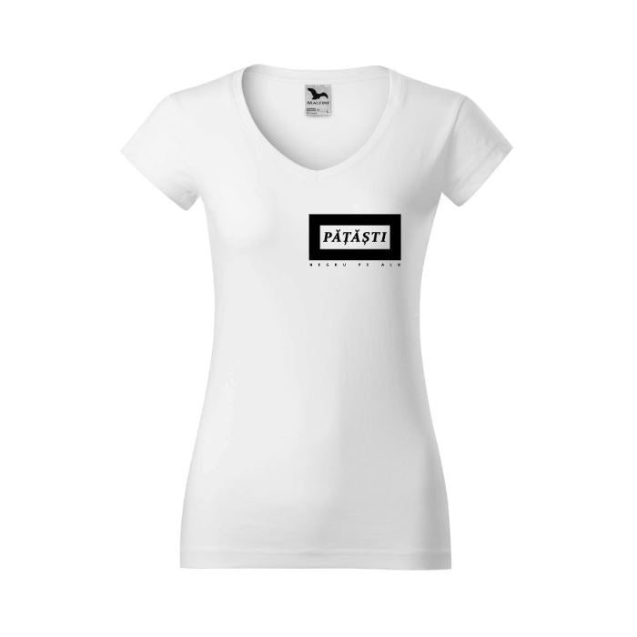 Tricou V-Neck Femei Personalizat zakeke-design TextileDivision 