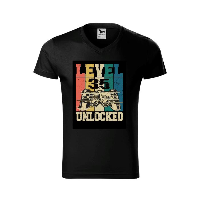 Tricou V-Neck personalizat zakeke-design TextileDivision 