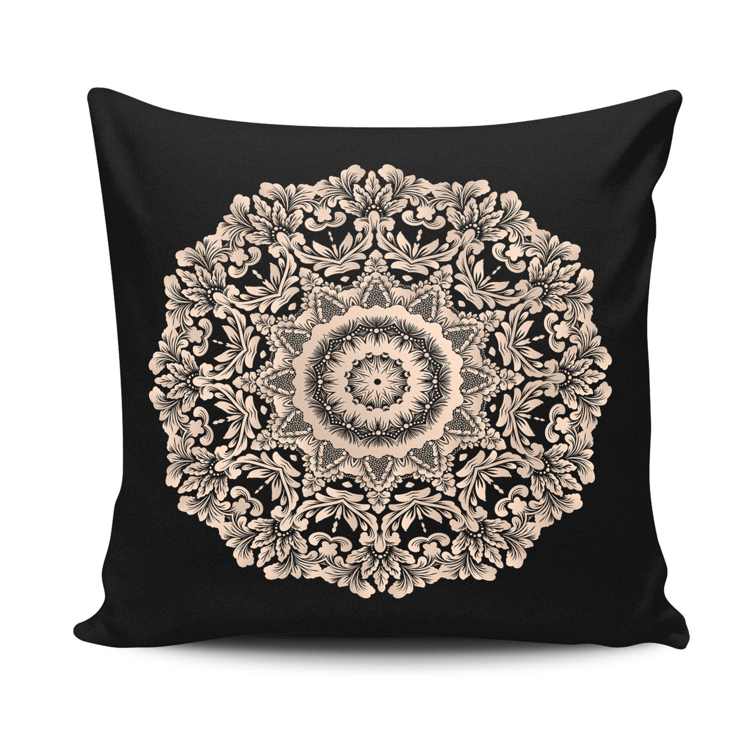 Bean Bag Pillow Gold Mandala 4 Bean Bag Chairs TextileDivision 