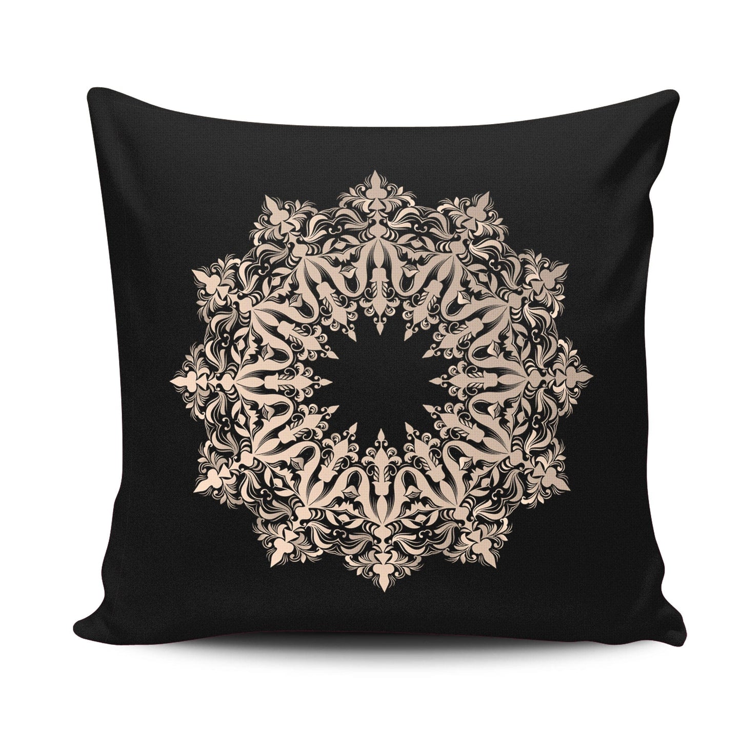 Bean Bag Pillow Gold Mandala 5 Bean Bag Chairs TextileDivision 