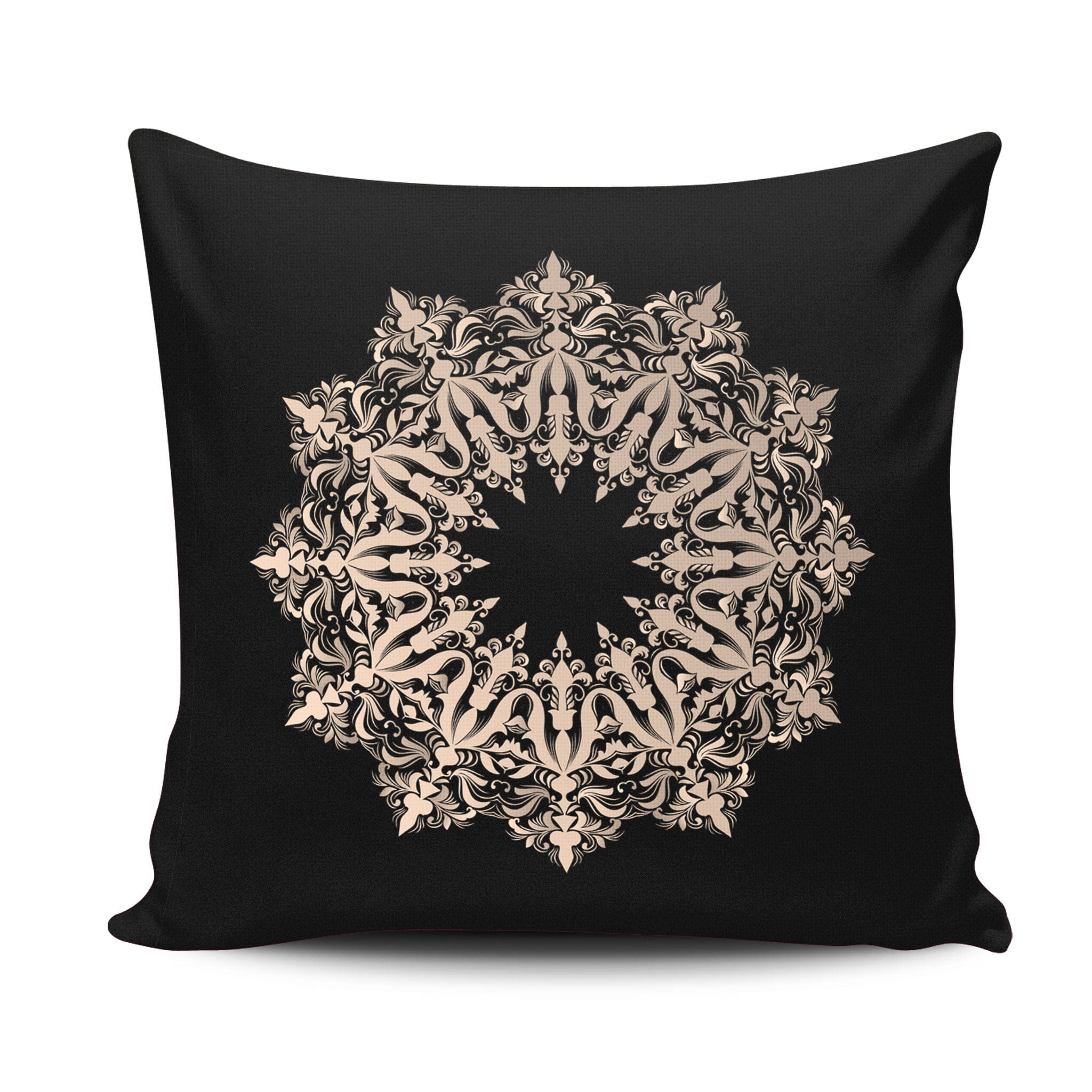 Bean Bag Pillow Gold Mandala 5 Bean Bag Chairs TextileDivision 