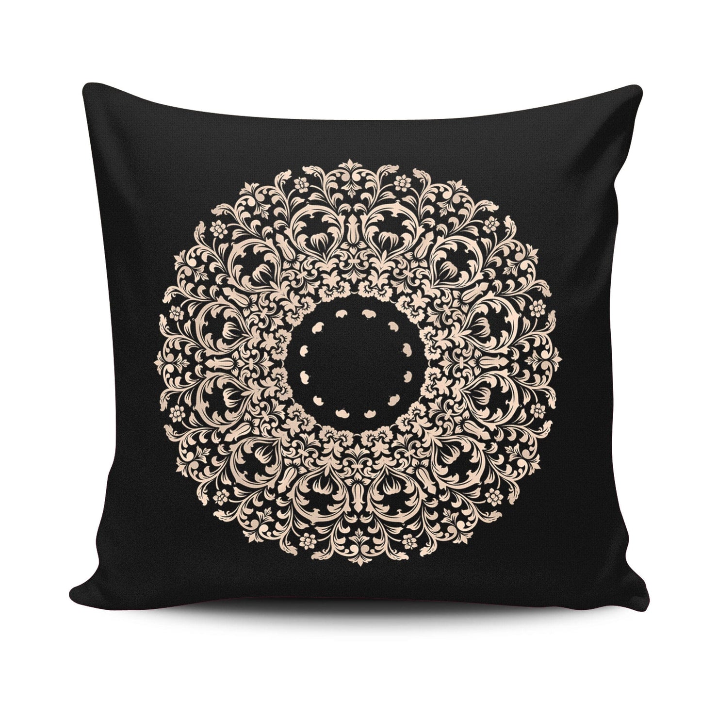 Bean Bag Pillow Gold Mandala 7 Bean Bag Chairs TextileDivision 