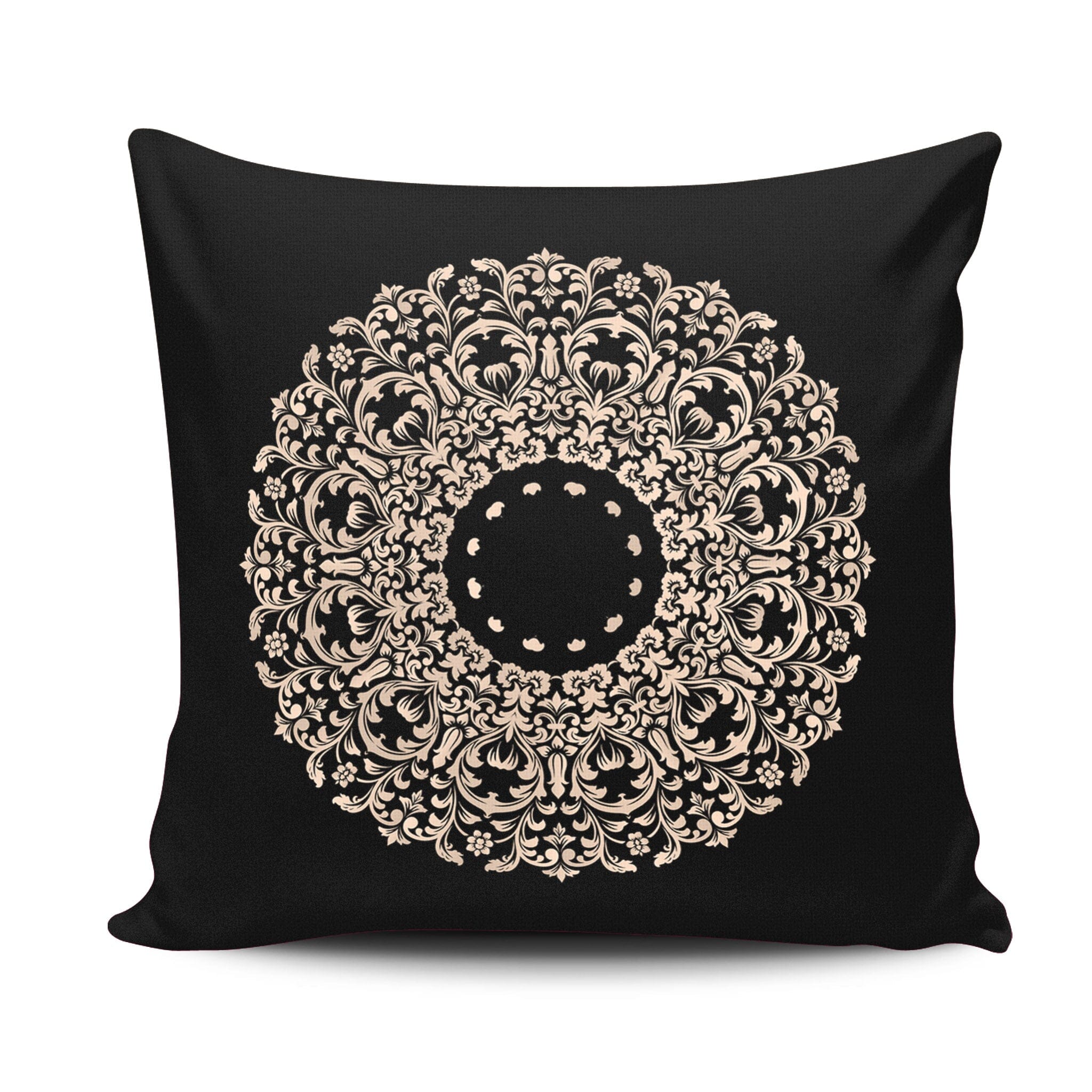 Bean Bag Pillow Gold Mandala 7 Bean Bag Chairs TextileDivision 