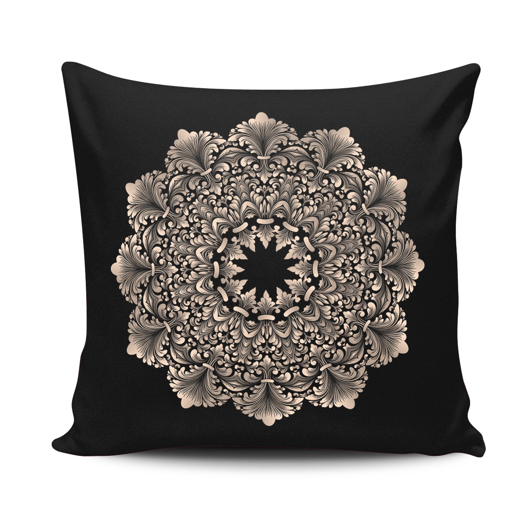 Bean Bag Pillow Gold Mandala 8 Bean Bag Chairs TextileDivision 