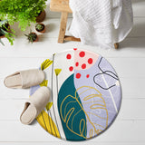 Covoraș "Abstract Tropical Leaves" Floor Mat TextileDivision 