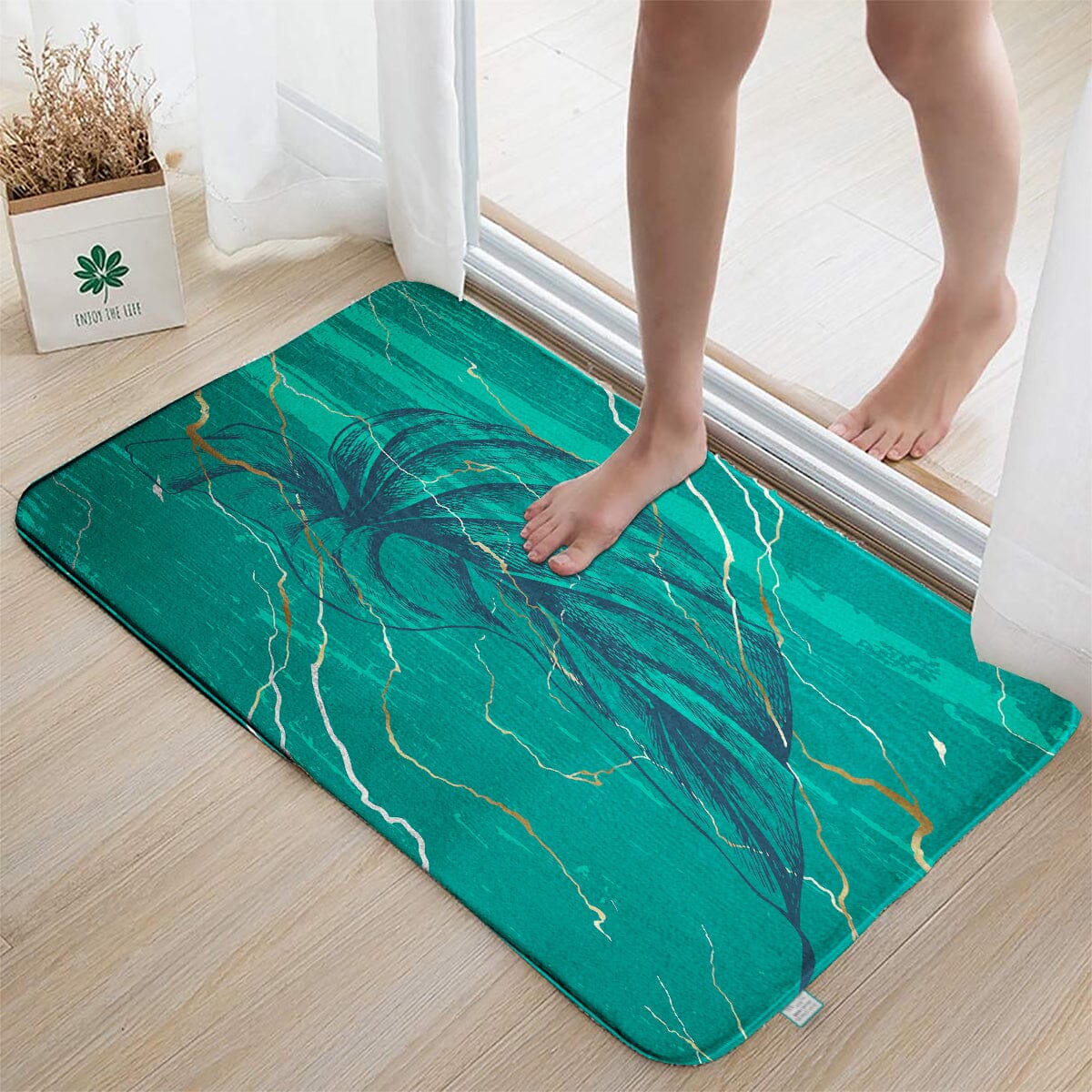 Covoraș "Marble Leaf" Floor Mat TextileDivision 