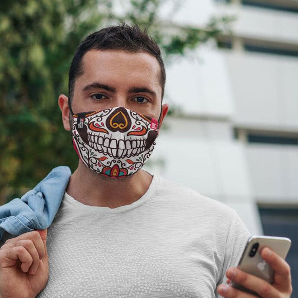 Mască Dia de los Muertos Textile Mask NotAnotherMask 