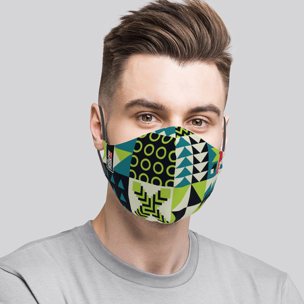 Mască Geometric Art 4 Textile Mask NotAnotherMask 
