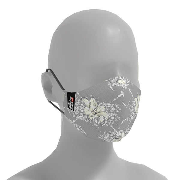 Mască Grey Lilly Textile Mask NotAnotherMask