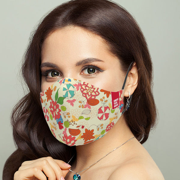 Mască Late Summer Fruits Textile Mask NotAnotherMask