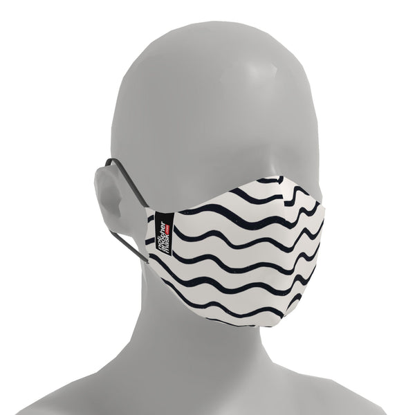 Mască Line Waves Textile Mask NotAnotherMask