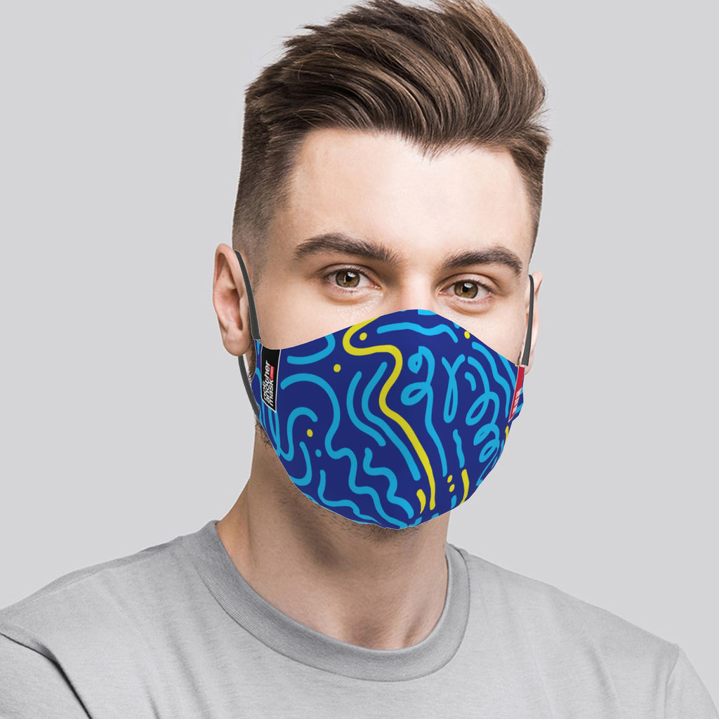 Mască Ocean Lines Textile Mask NotAnotherMask