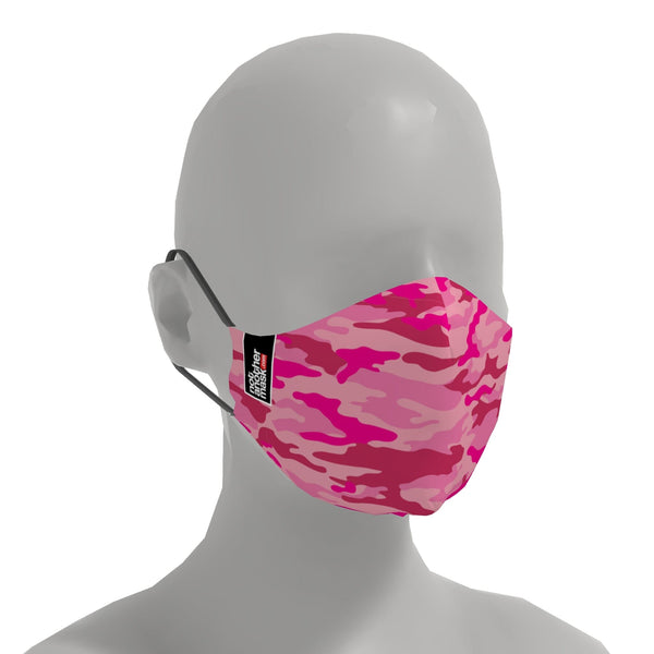 Mască Pink Camo Textile Mask NotAnotherMask