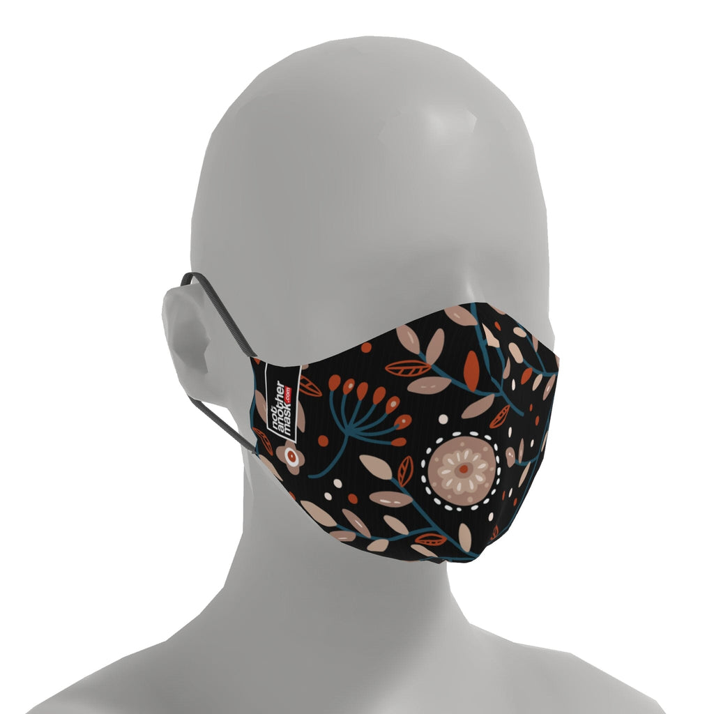 Mască Rustic Flowers Textile Mask NotAnotherMask