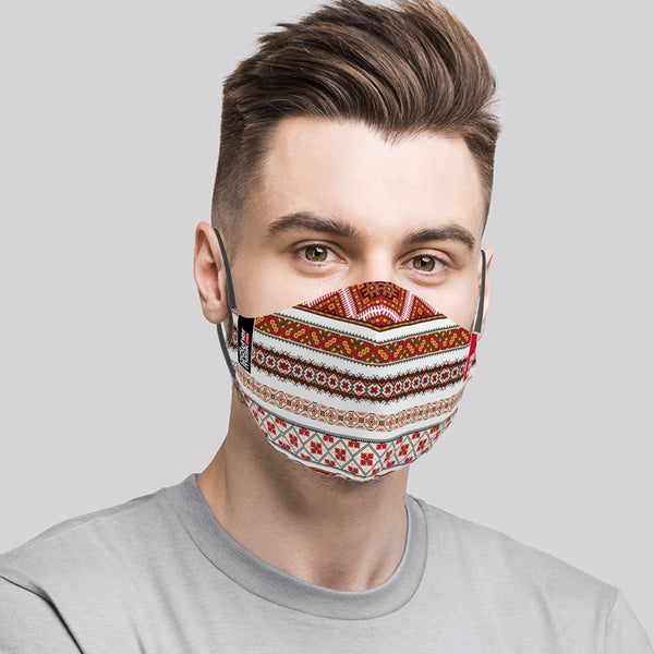 Mască Ukraine Ethnic Vibes Textile Mask NotAnotherMask