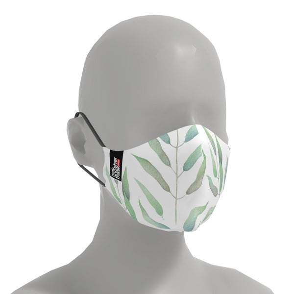 Mască Watercolor Gloomy Leafs Textile Mask NotAnotherMask