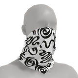 Neck-Gaiter Black Curves Neck Gaiters PrintCenterShop 