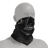 Neck-Gaiter Black Skull Neck Gaiters PrintCenterShop 