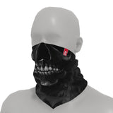 Neck-Gaiter Black Skull Neck Gaiters PrintCenterShop 