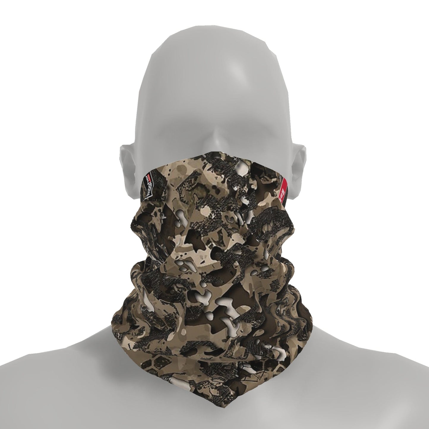 Neck-Gaiter Camouflage Neck Gaiters PrintCenterShop Short - 25x25 cm 