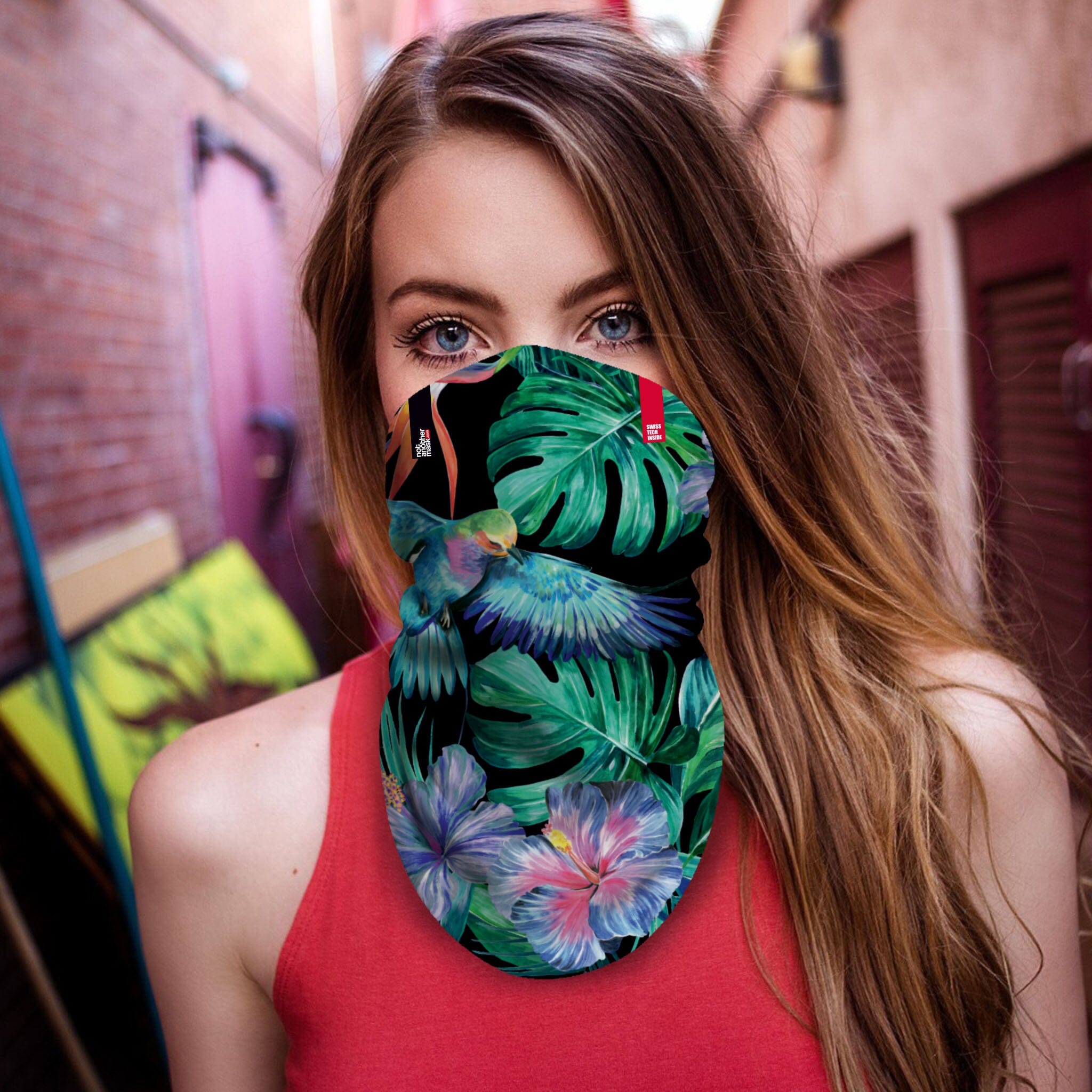 Neck-Gaiter Exotic Neck Gaiters PrintCenterShop Long - 25x50 cm 