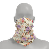 Neck-Gaiter Floral Neck Gaiters PrintCenterShop Short - 25x25 cm 